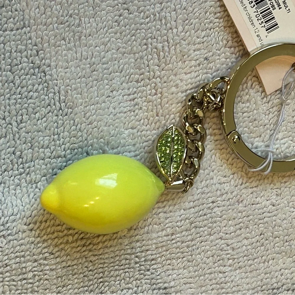 Kate spade lemon key fob